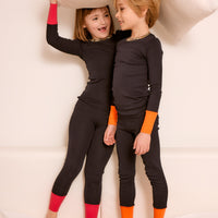 Little Parni x Ladida Navy and Neon Pink Pajamas