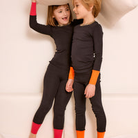 Little Parni x Ladida Navy and Orange Pajamas
