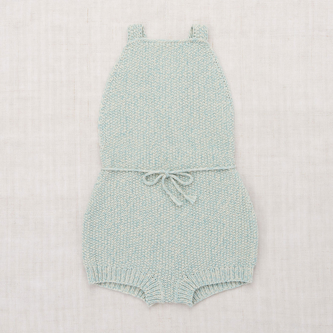 Misha and Puff Steel Blue Cottonseed Starfish Sunsuit