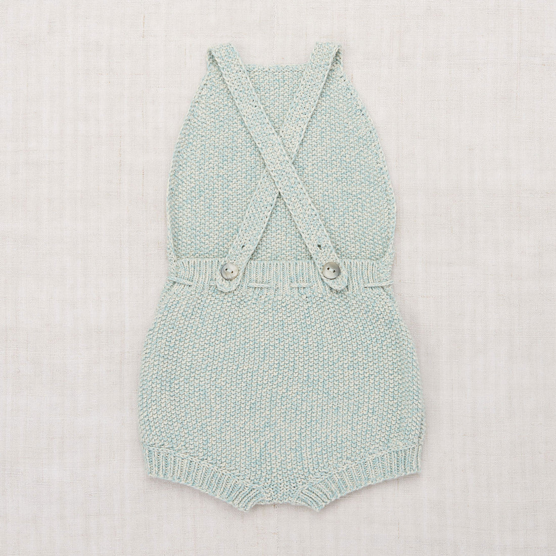 Misha and Puff Steel Blue Cottonseed Starfish Sunsuit