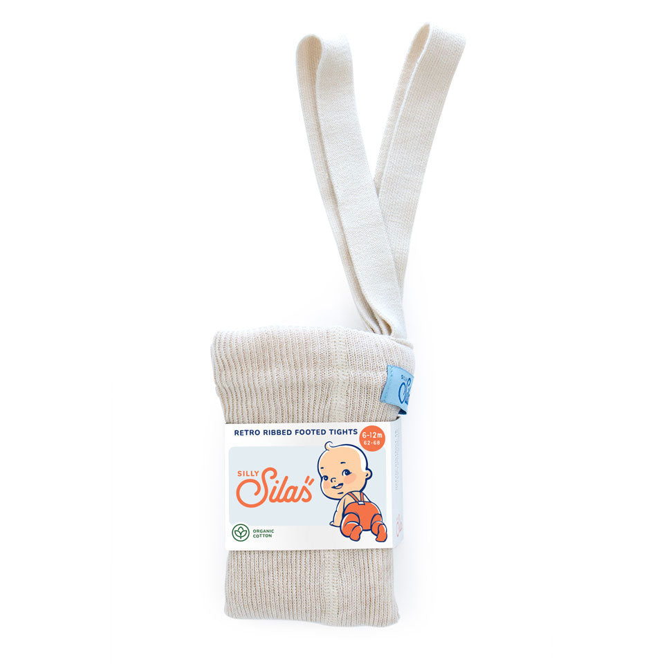 Silly Silas Cream Blend Wooly Footless Wool Tights