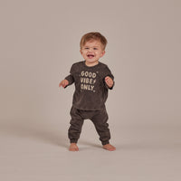 Rylee and Cru Long Sleeve Tee + Pant Set || Good Vibes