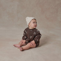 Rylee and Cru Crew Neck Romper || Peace
