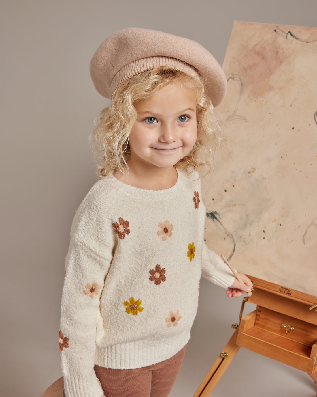 Rylee and Cru Cassidy Sweater || Flowers