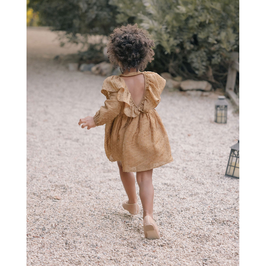noralee gold dress Genevieve Dress || Golden by Noralee – Pi Baby Boutique main image 1