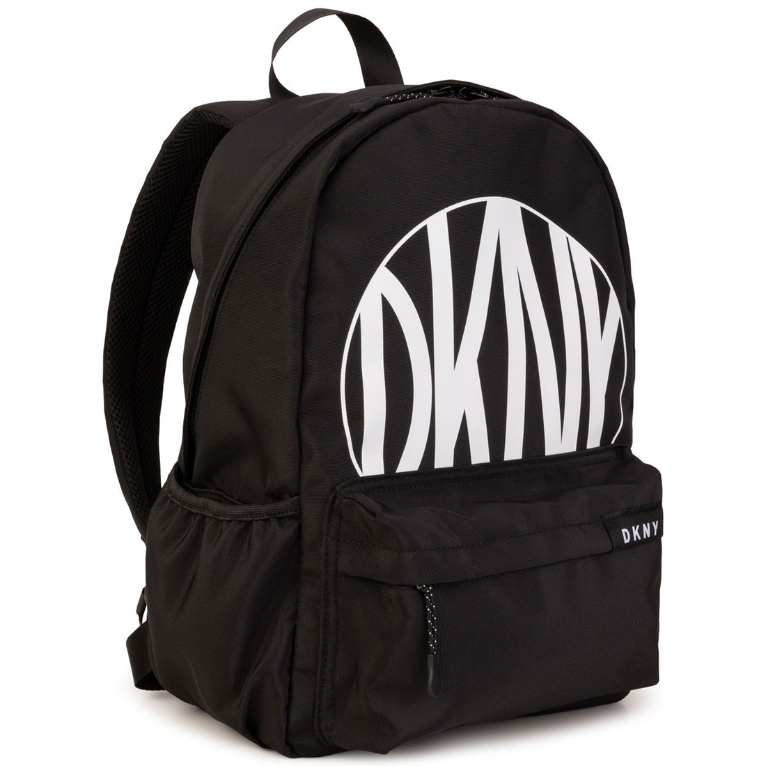 DKNY Black Logo Front Backpack