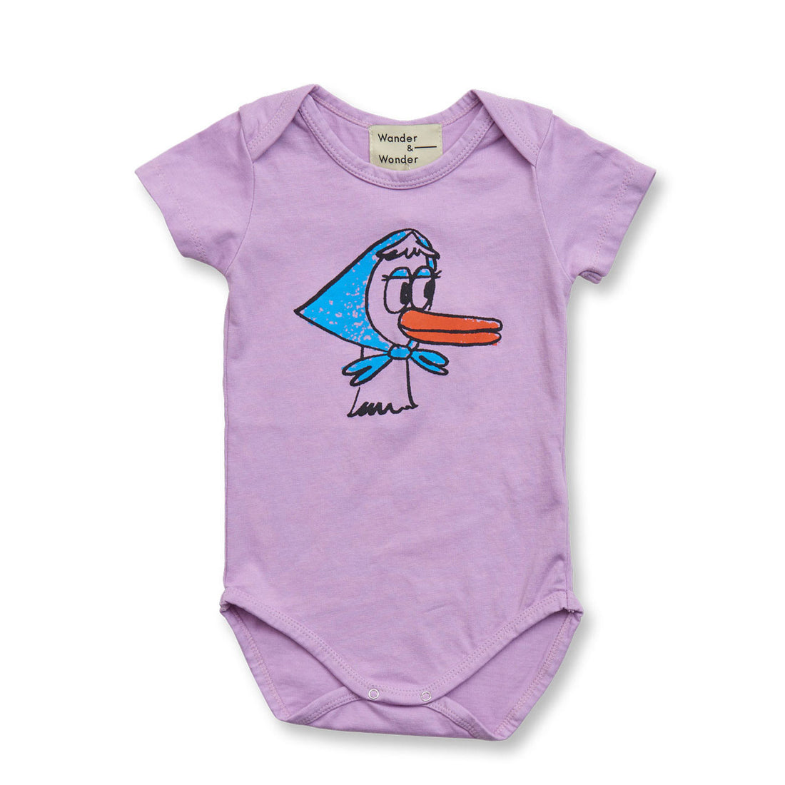 Wander and Wonder Lavender Baby Onesie