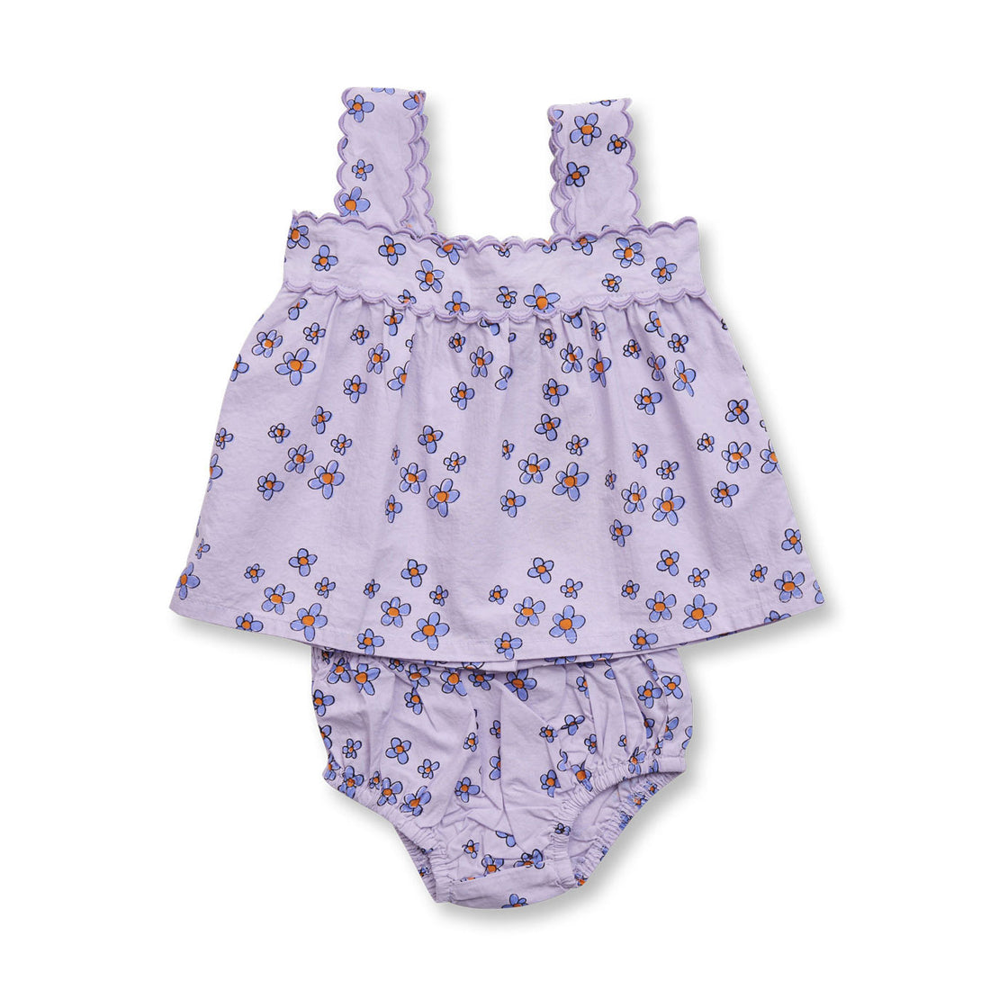 Wander and Wonder Wisteria Floral Baby Cami Set