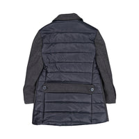 Manuelle Frank Grey Wool Padded Coat