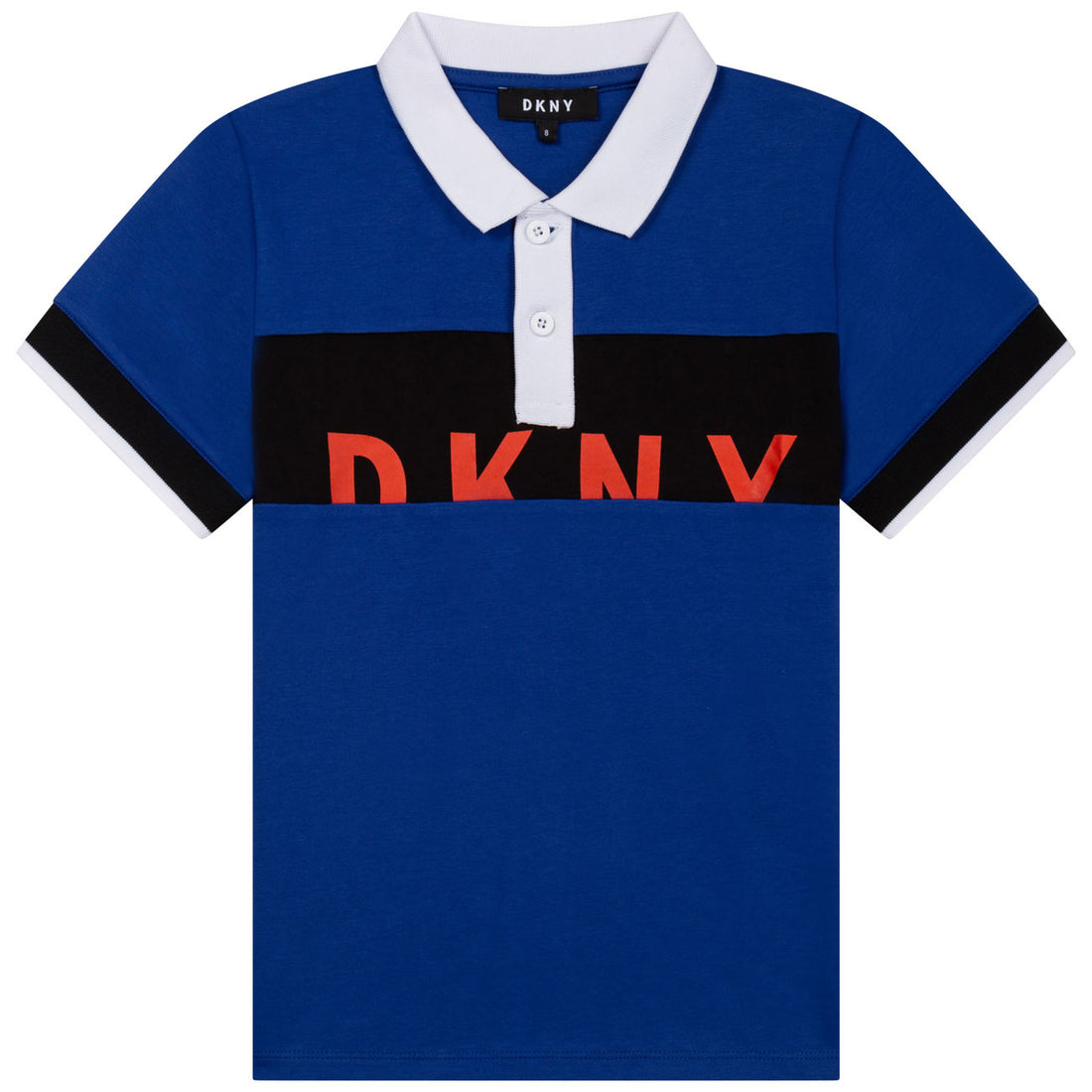 DKNY Blue Short Sleeve Polo