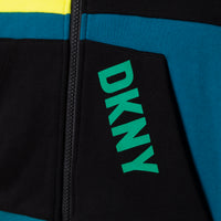 DKNY Lime Patched Hoodie