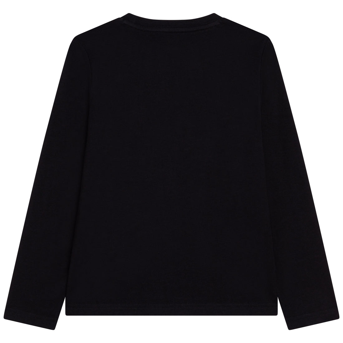DKNY Black Long Sleeve Multi Colored Logo T-Shirt
