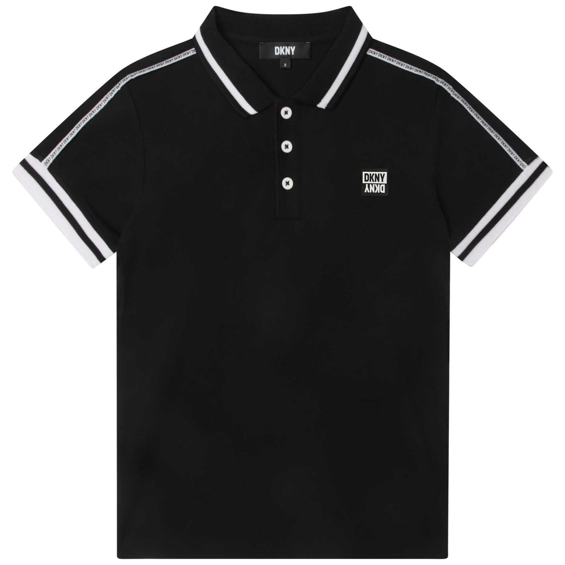 DKNY  Black Short Sleeve Polo