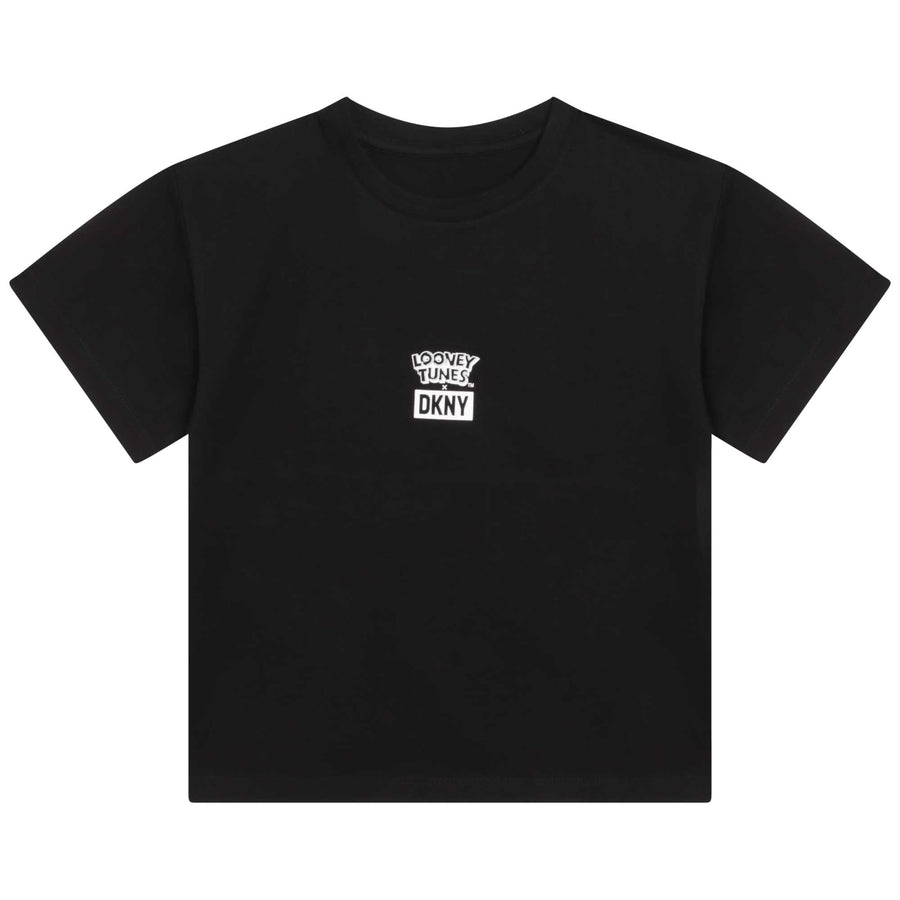 DKNY X Looney Tunes Black Short Sleeves Tee