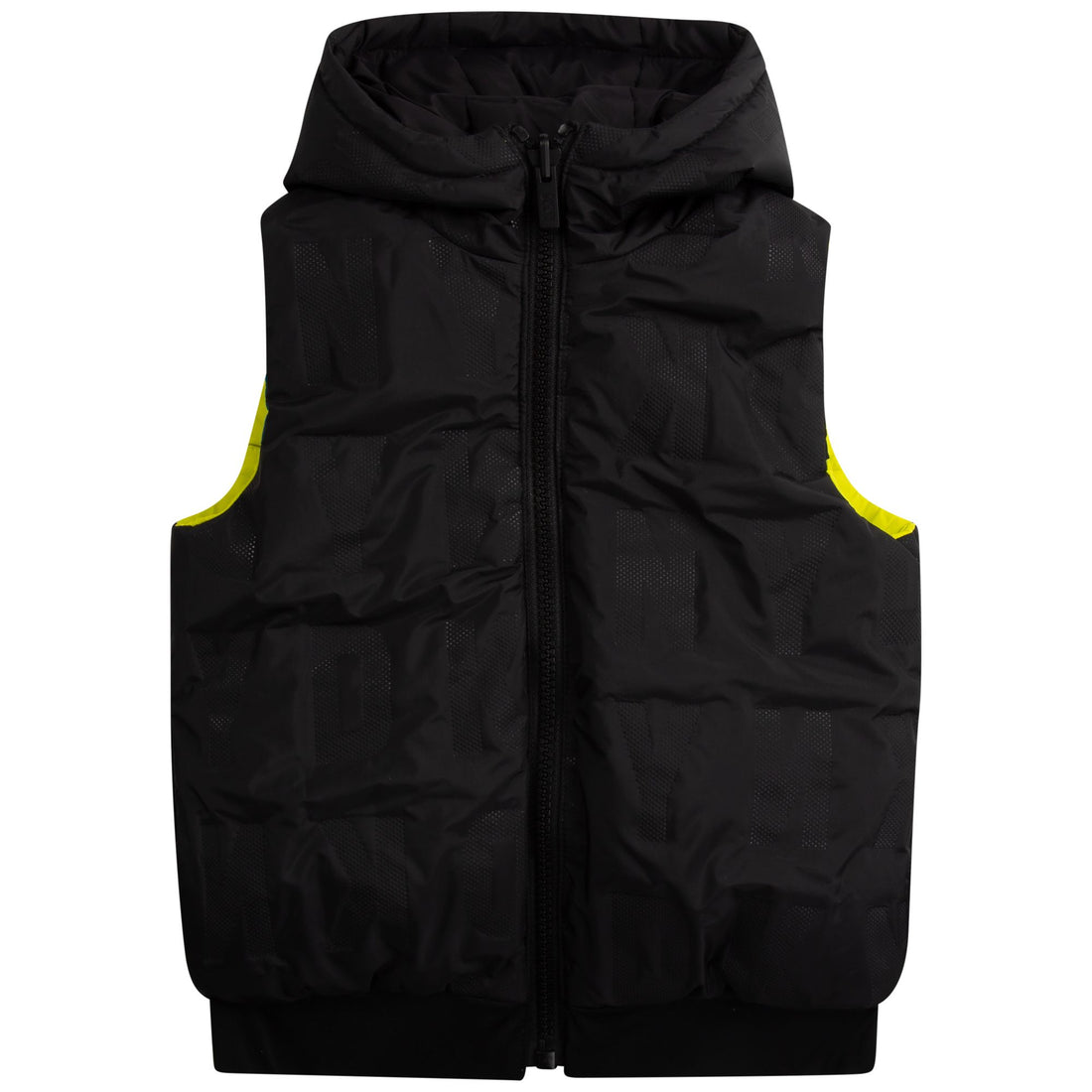 DKNY Lime Puffer Sleeveless Jacket