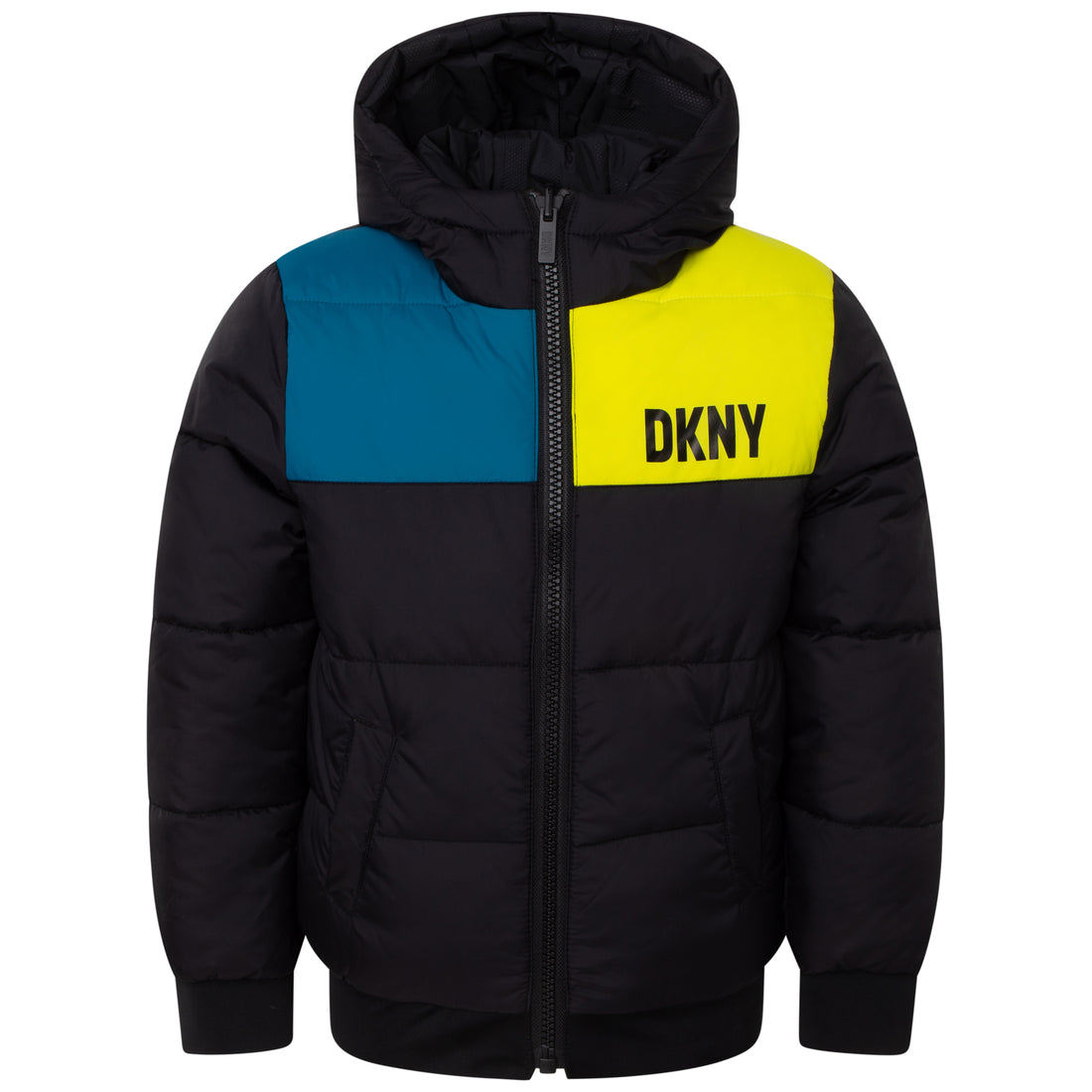 DKNY Black Reversible Puffer Jacket