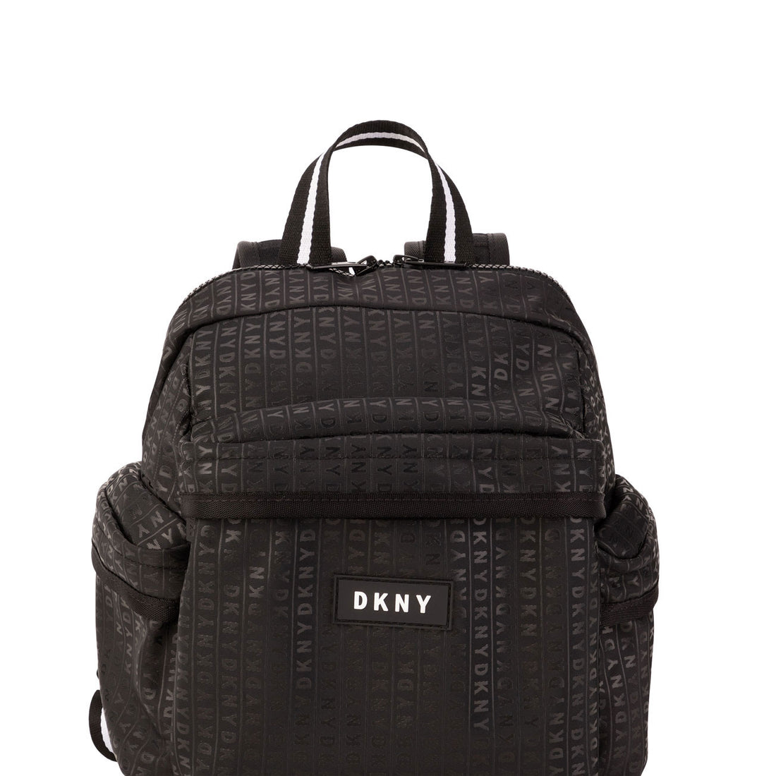 DKNY Black Logo Allover Backpack