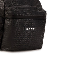 DKNY Black Logo Allover Backpack