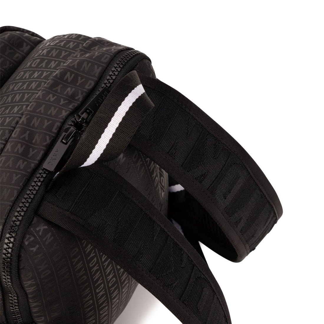 DKNY Black Logo Allover Backpack