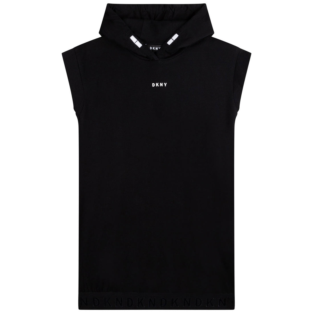 DKNY Black Hooded Dress