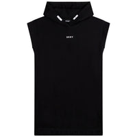 DKNY Black Hooded Dress