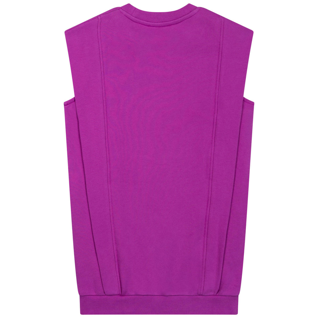 DKNY Purple Sleeveless Sweatshirt Dress