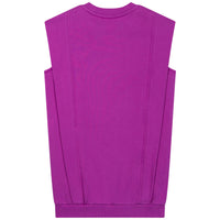 DKNY Purple Sleeveless Sweatshirt Dress