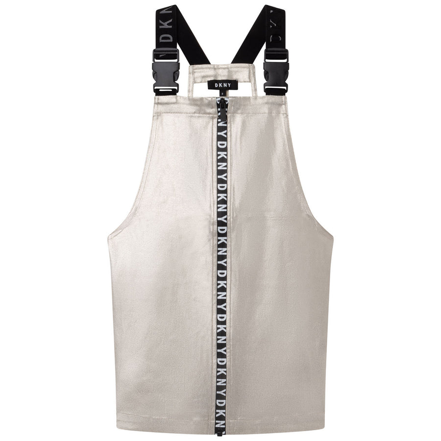 DKNY Gold Dungarees Dress – Ladida