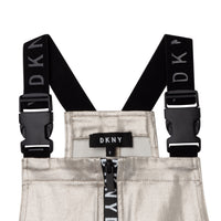 DKNY Gold Dungarees Dress