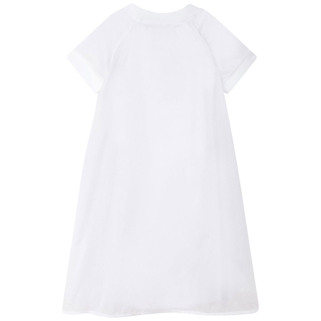 DKNY White Overlay Dress