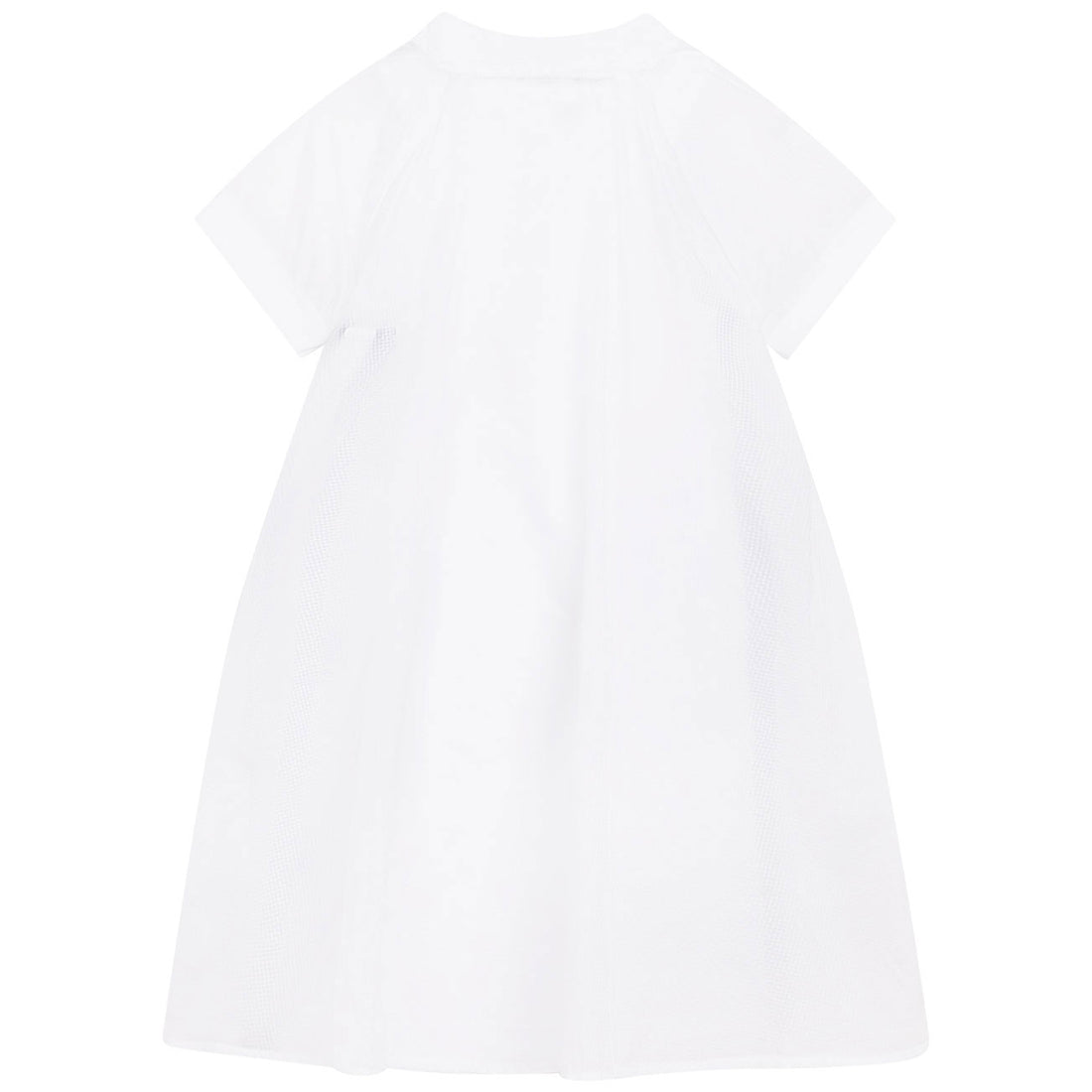 DKNY White Overlay Dress