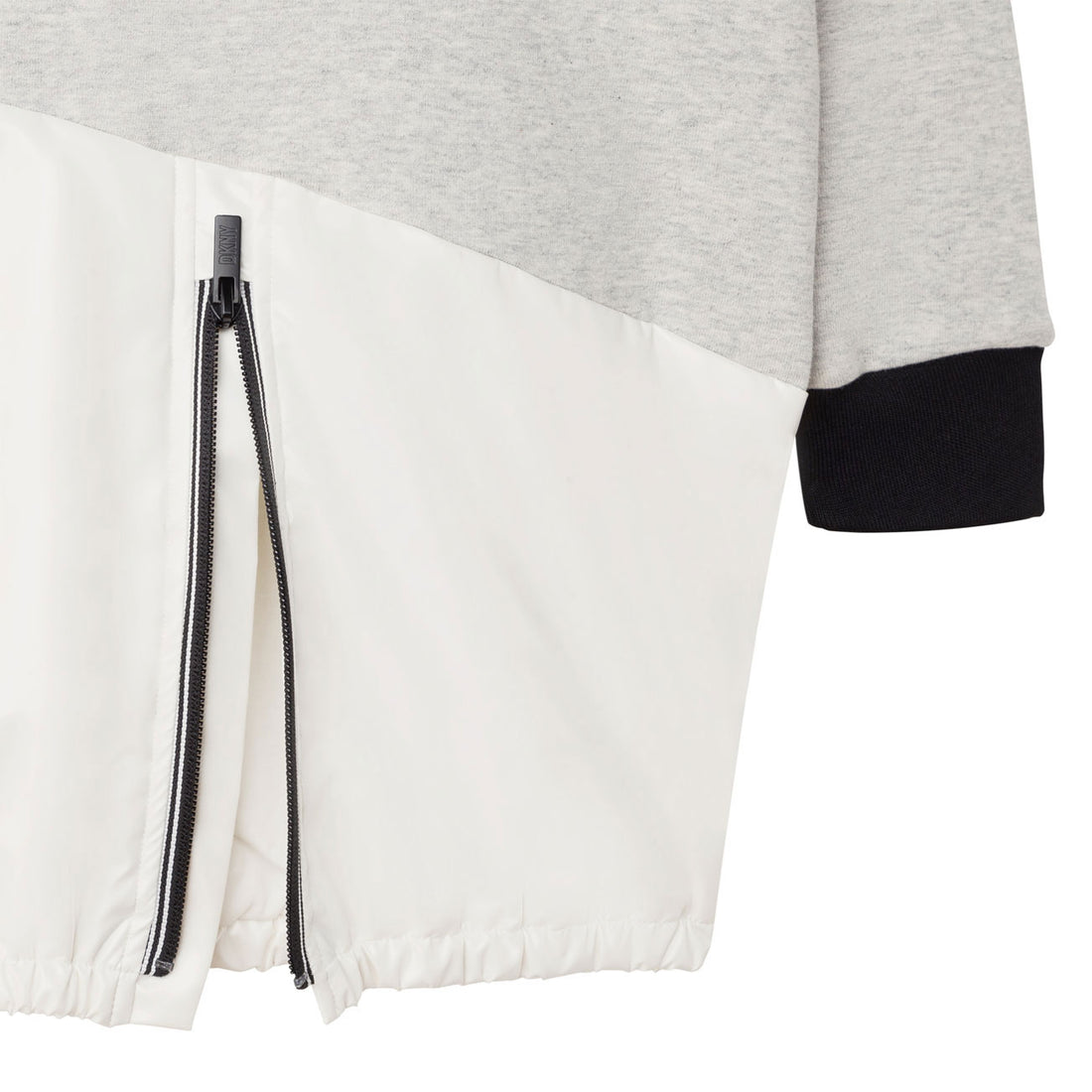 DKNY Chine Beige Sleeve Sweatshirt Dress