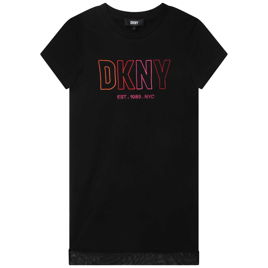 DKNY  Black Short Sleeved Dress