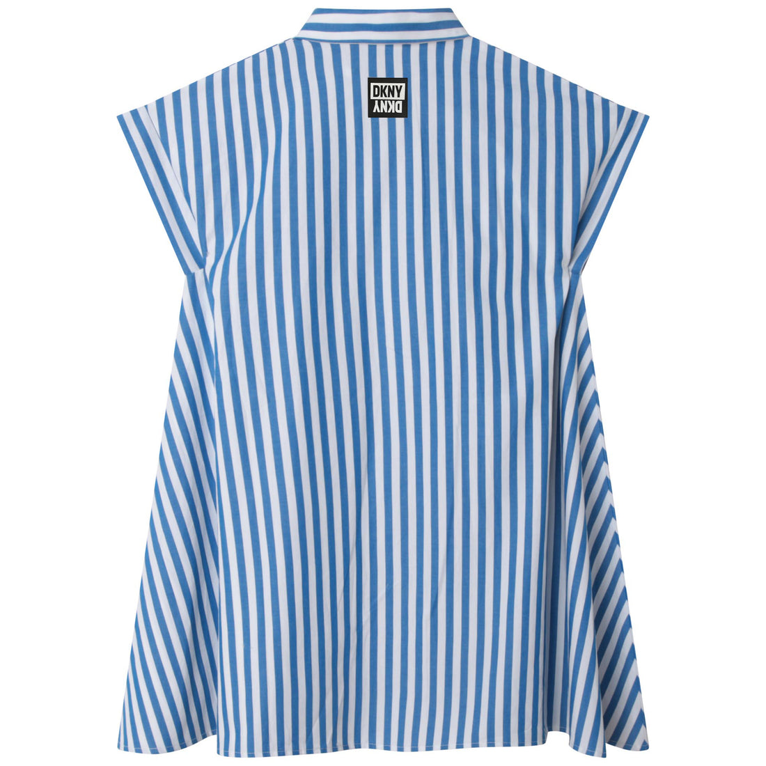 DKNY  White  Blue Sleeve Dress