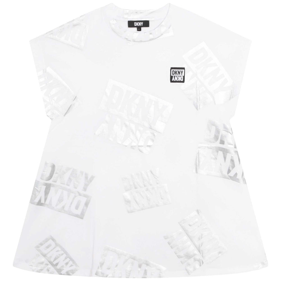 DKNY  White Sleeve Dress