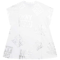 DKNY  White Sleeve Dress