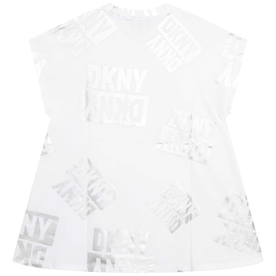 DKNY  White Sleeve Dress