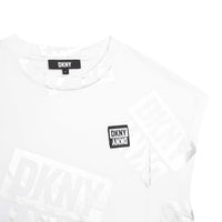 DKNY  White Sleeve Dress