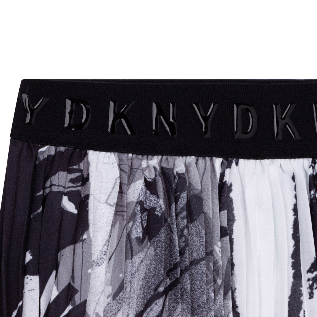 DKNY Black/White Printed Skirt
