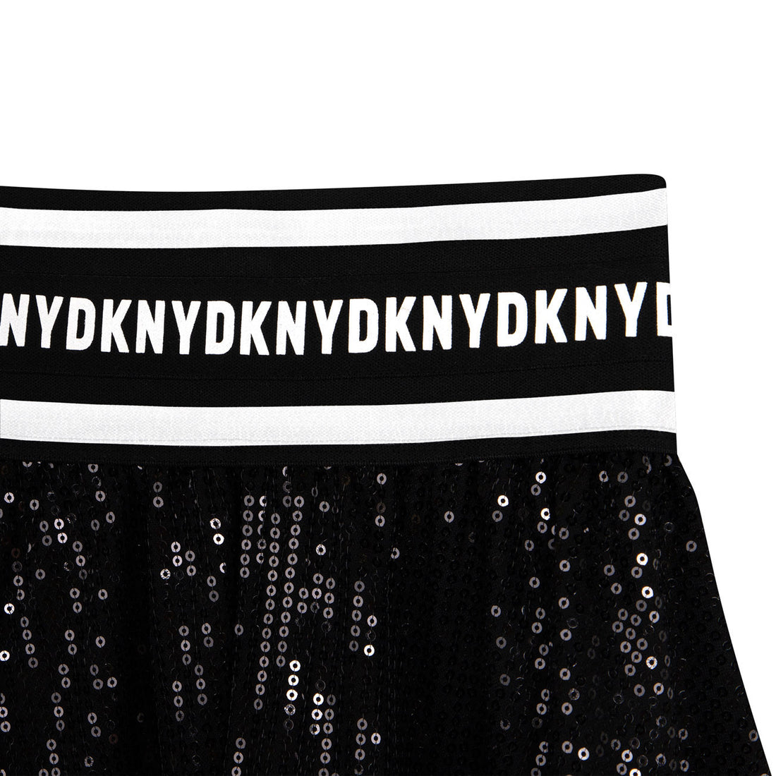DKNY Black Printed Skirt