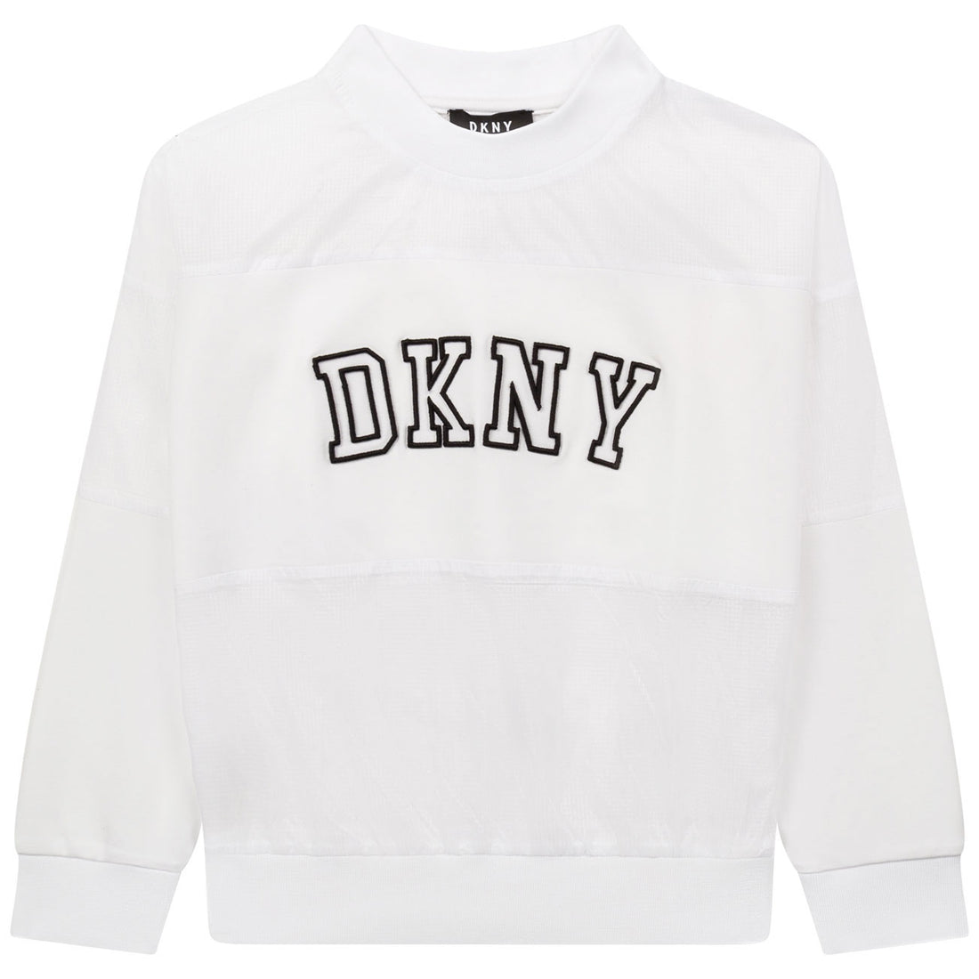DKNY White Logo Front Sweatshirt