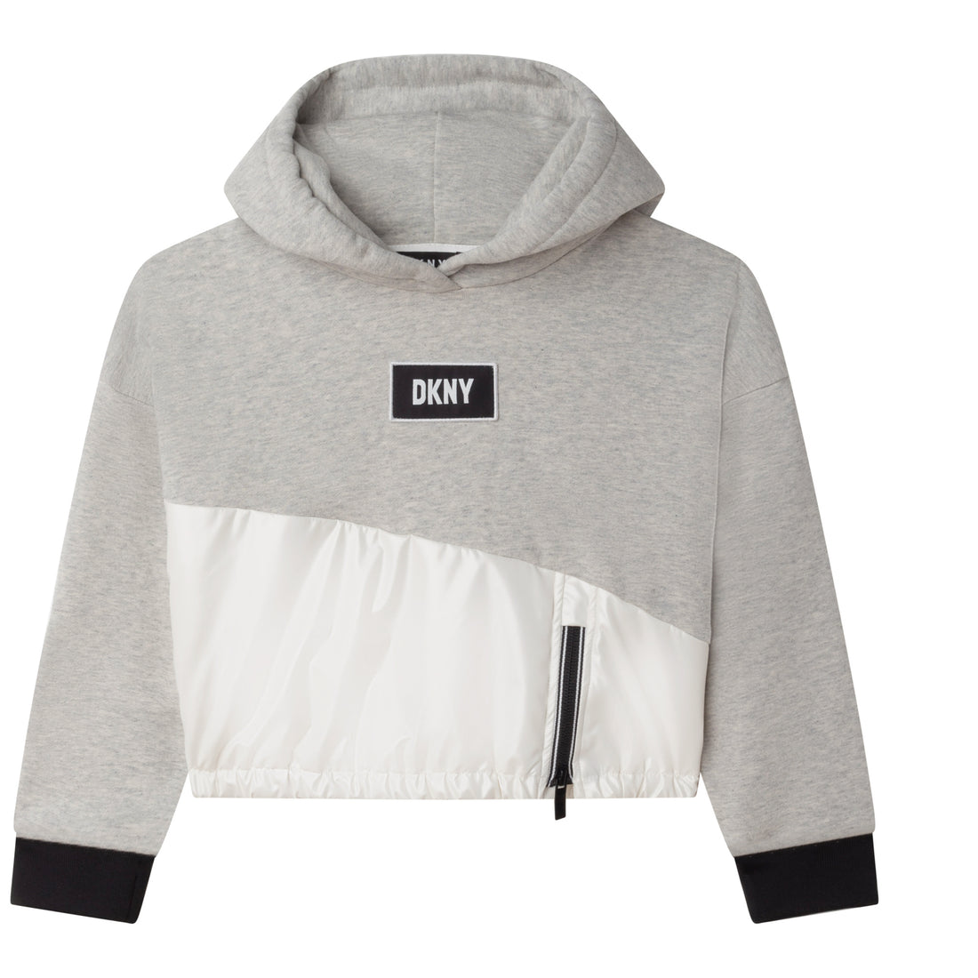 DKNY Chine Beige Hooded Sweatshirt