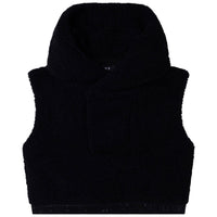 DKNY Black Sleeveless Sweatshirt