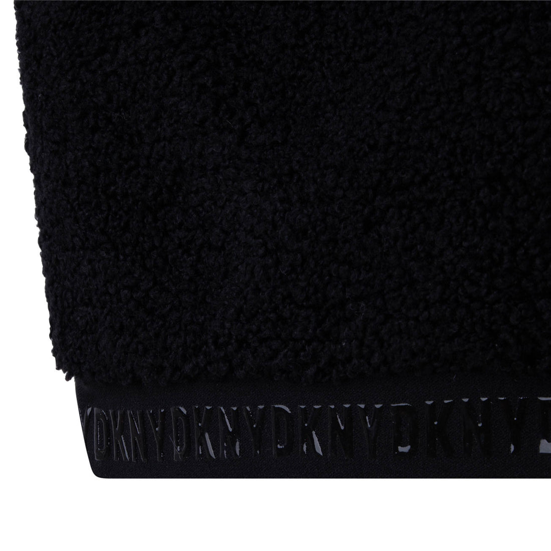 DKNY Black Sleeveless Sweatshirt