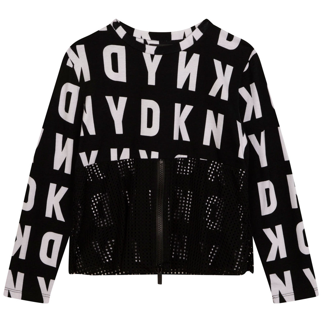 DKNY Black  White Fancy T-Shirt