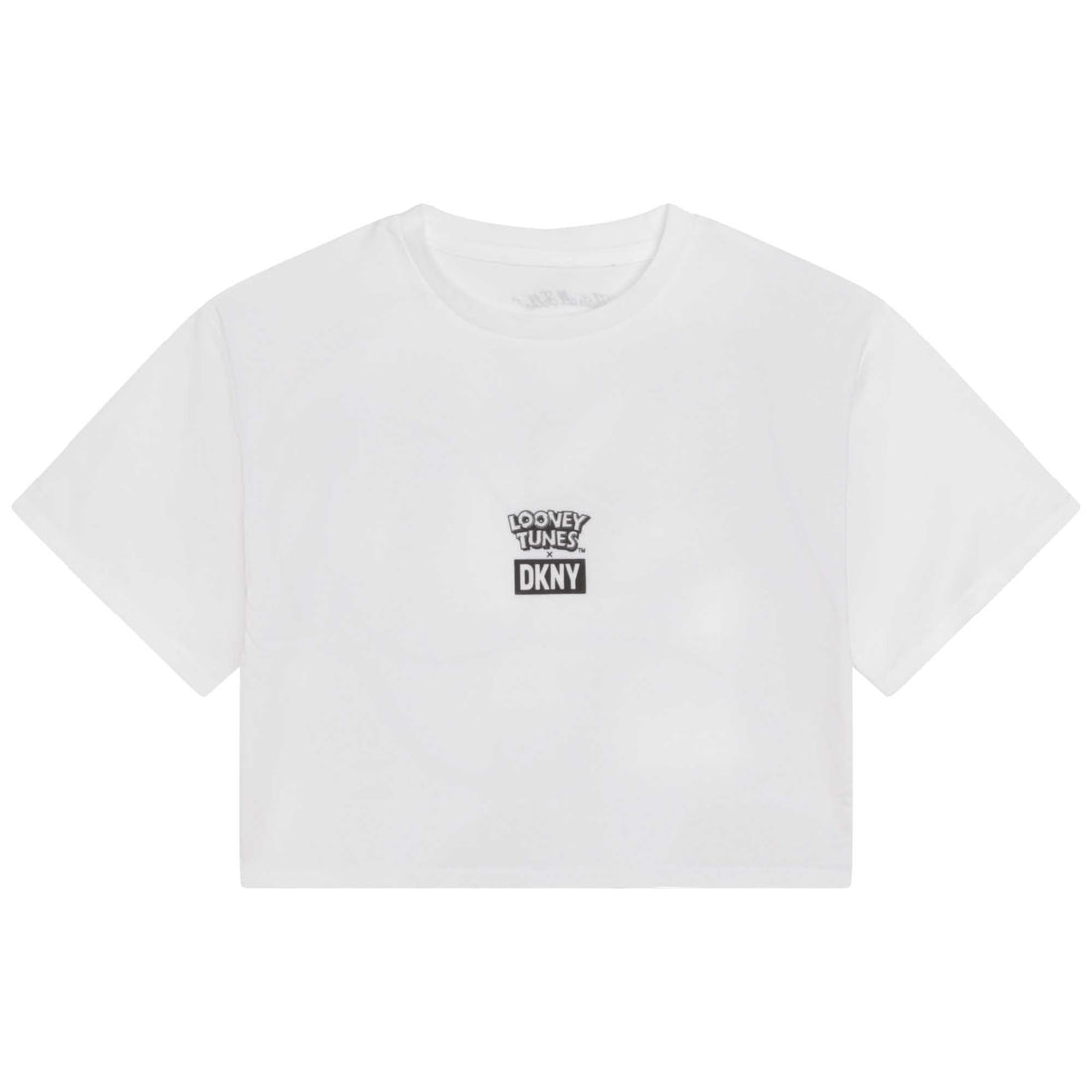DKNY X Looney Tunes White Cropped Tee
