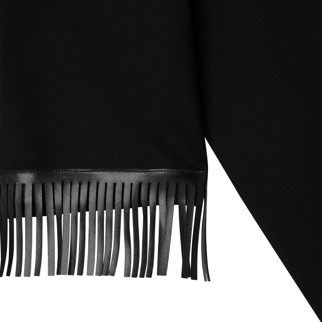 DKNY  Black Fringes Sweatshirt