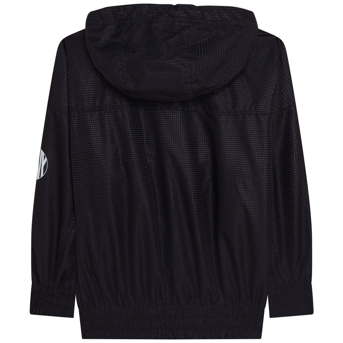 DKNY Black Hooded Windbreaker