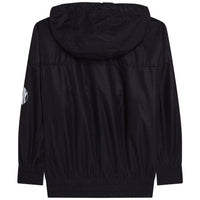 DKNY Black Hooded Windbreaker
