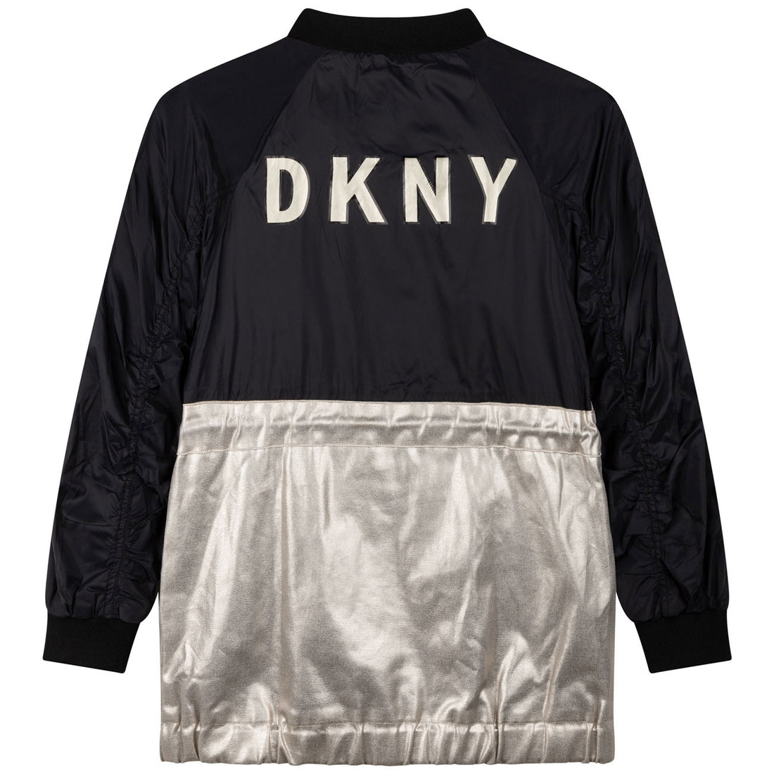 DKNY Gold Drawstring Parka